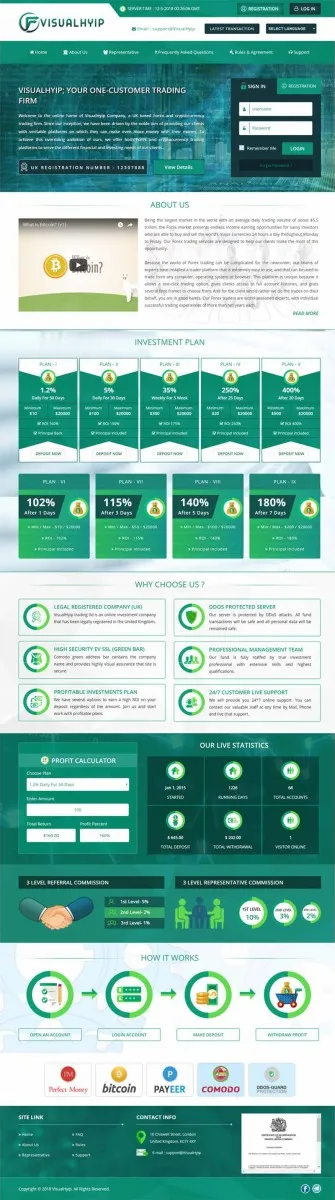HYIP zvpt Investment Template 1259 Design