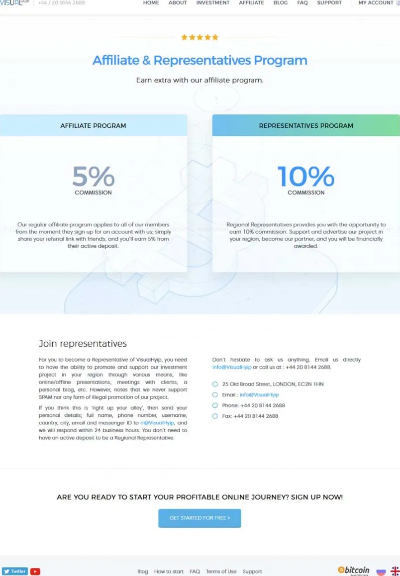 Investment Template 3 Page