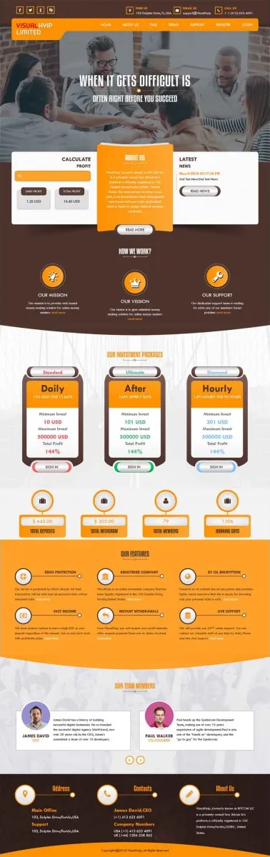 HYIP zvpt Investment Template 1273 Design