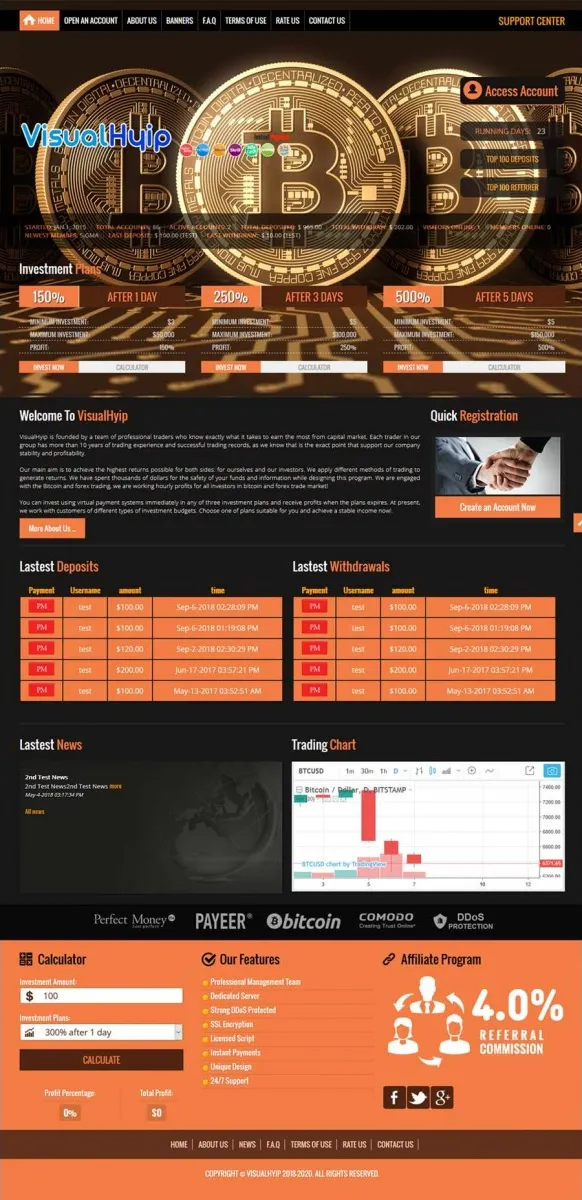 HYIP zvpt Investment Template 1275 Design