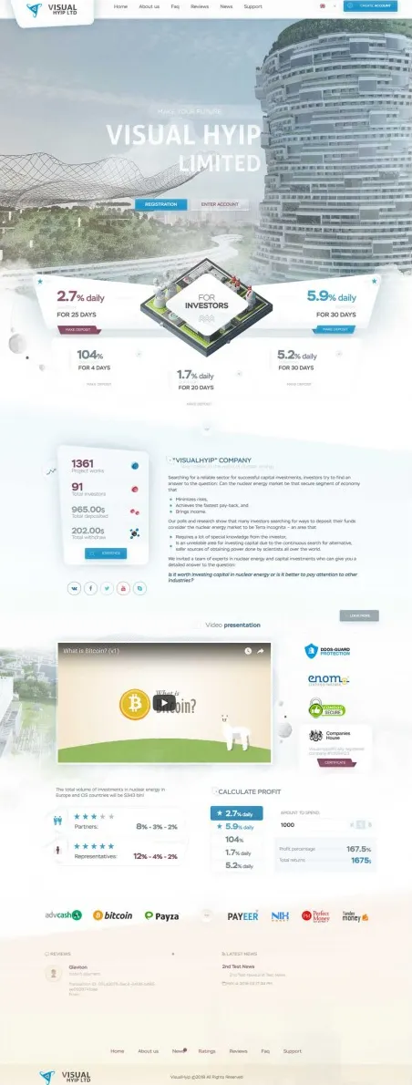 HYIP zvpt Investment Template 1281 Design