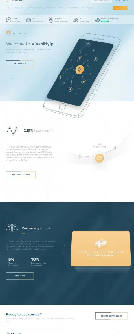 HYIP zvpt Investment Template 1297 Design