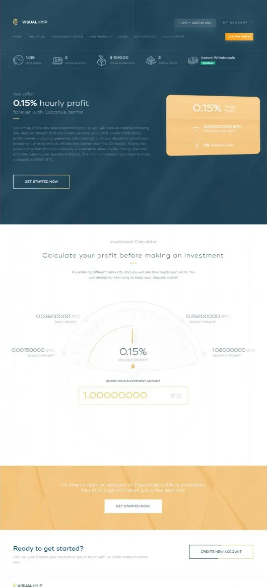 Investment Template 6 Page
