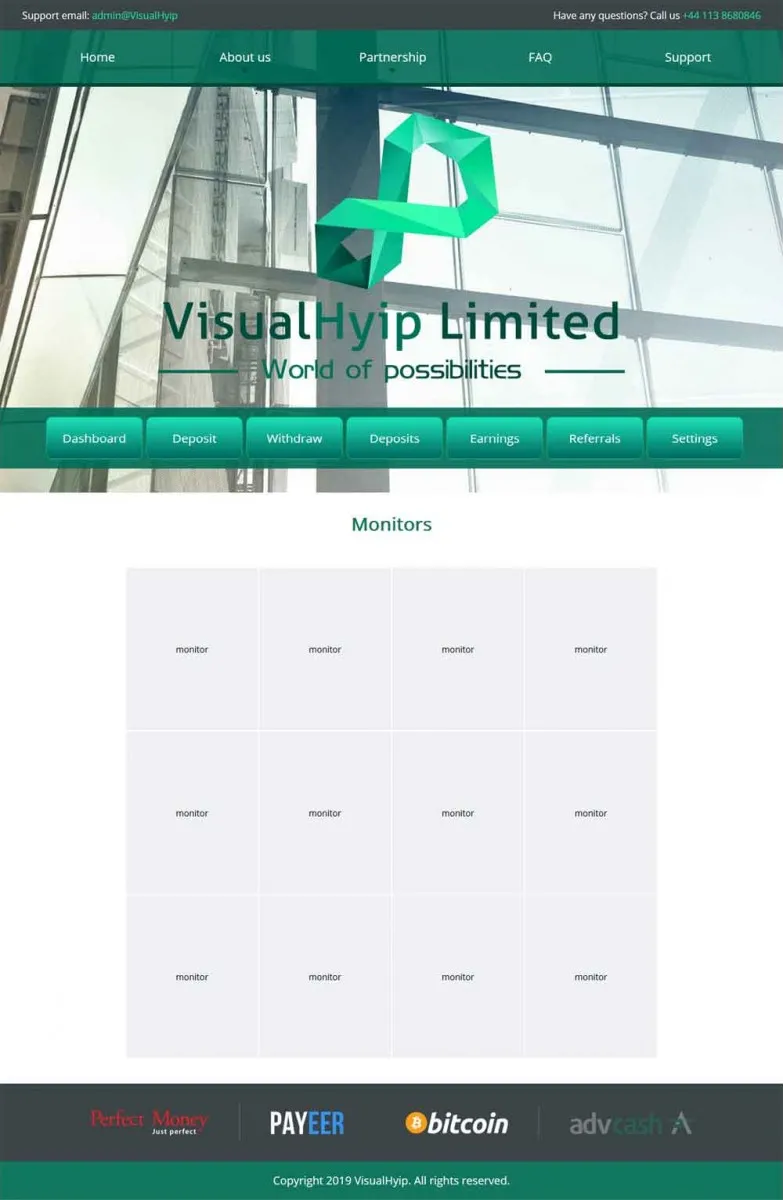 Investment Template 4 Page