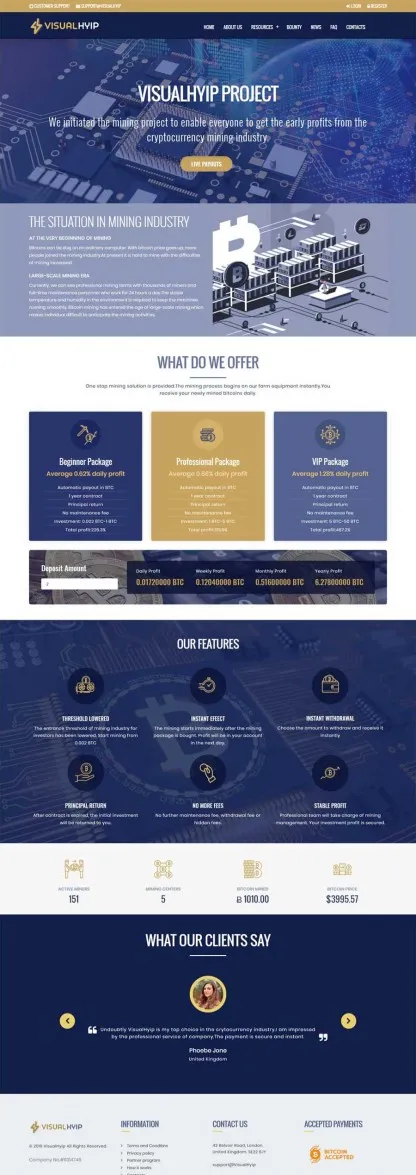 HYIP zvpt Investment Template 1315 Design