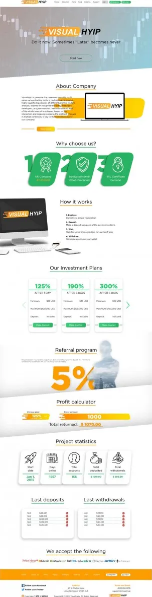 HYIP zvpt Investment Template 1319 Design