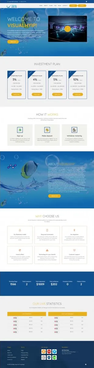 HYIP zvpt Investment Template 1323 Design