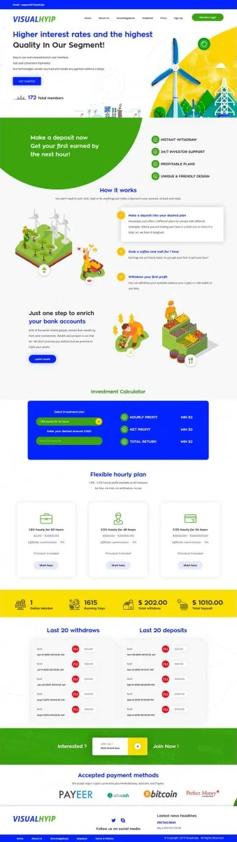 HYIP zvpt Investment Template 1328 Design