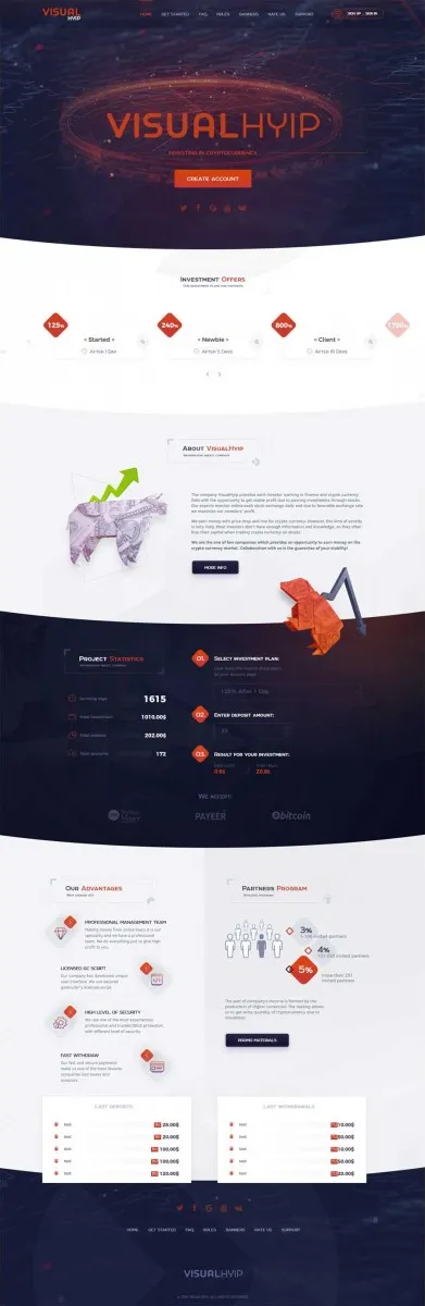 HYIP zvpt Investment Template 1329 Design