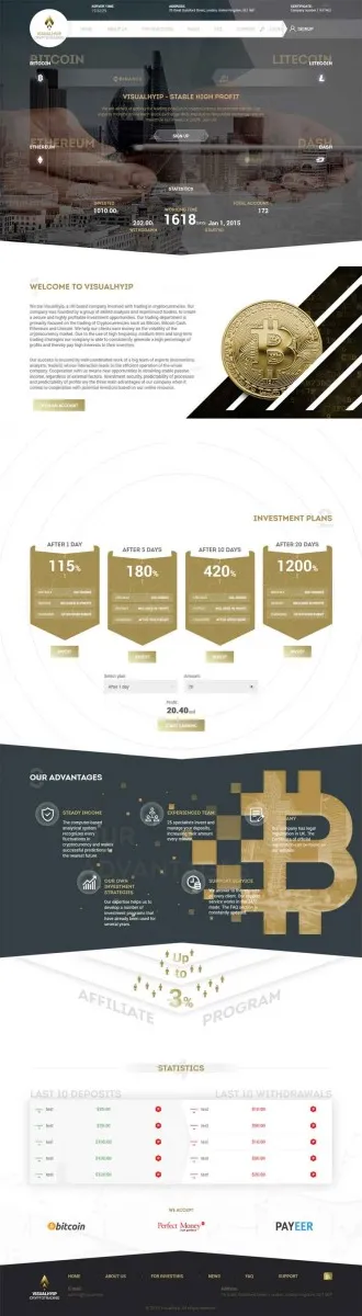 HYIP zvpt Investment Template 1330 Design