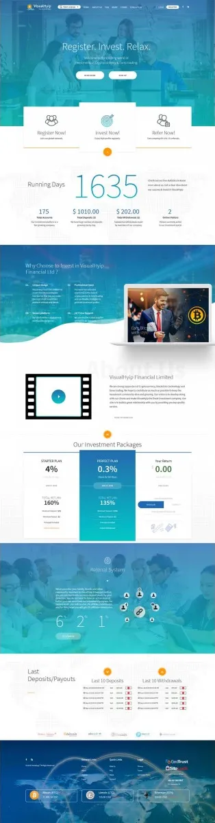 HYIP zvpt Investment Template 1331 Design