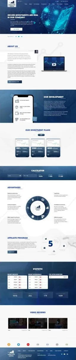 HYIP zvpt Investment Template 1334 Design