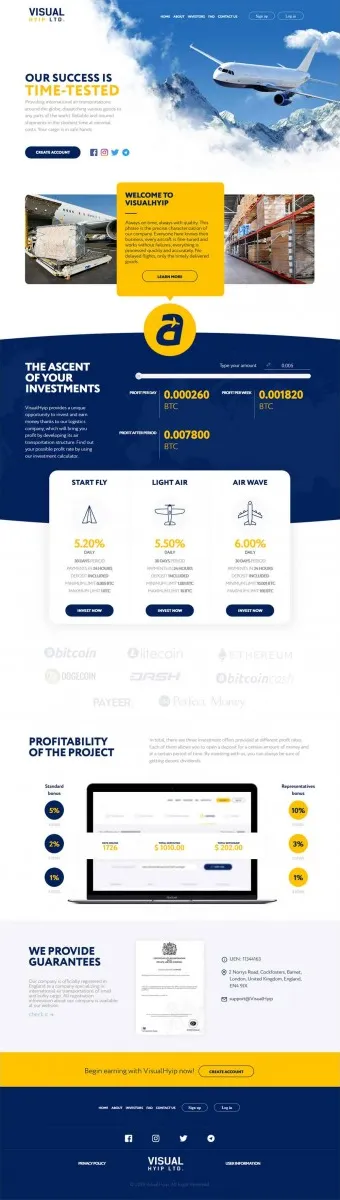 HYIP zvpt Investment Template 1341 Design