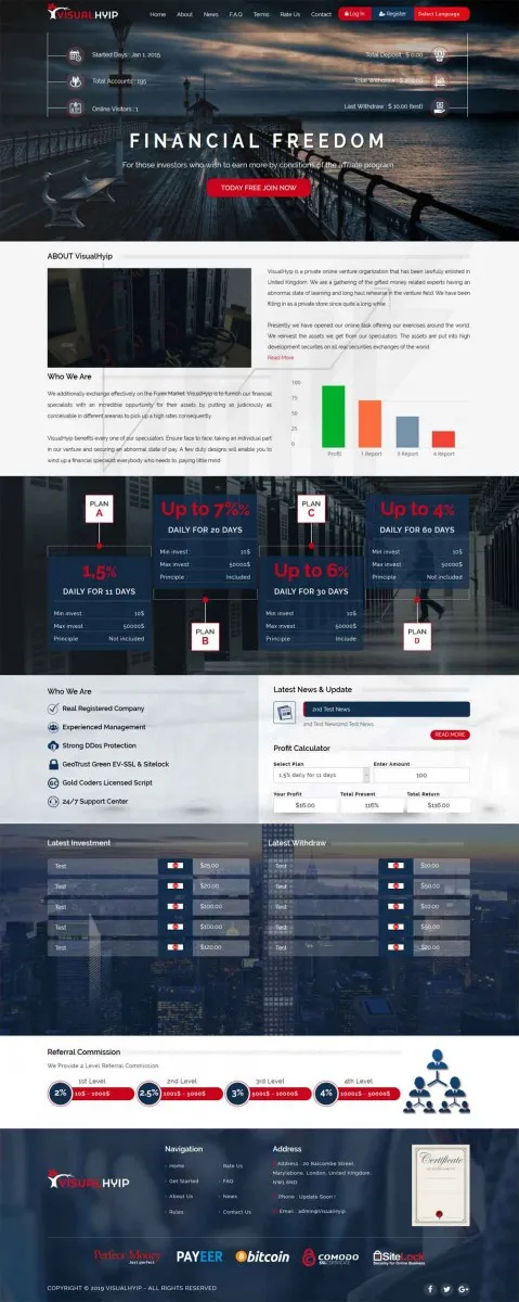 HYIP zvpt Investment Template 1344 Design