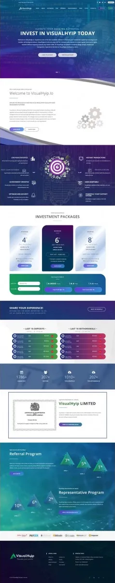 HYIP zvpt Investment Template 1348 Design