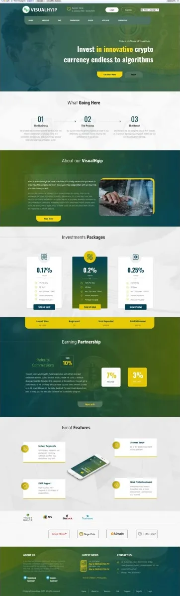HYIP zvpt Investment Template 1355 Design