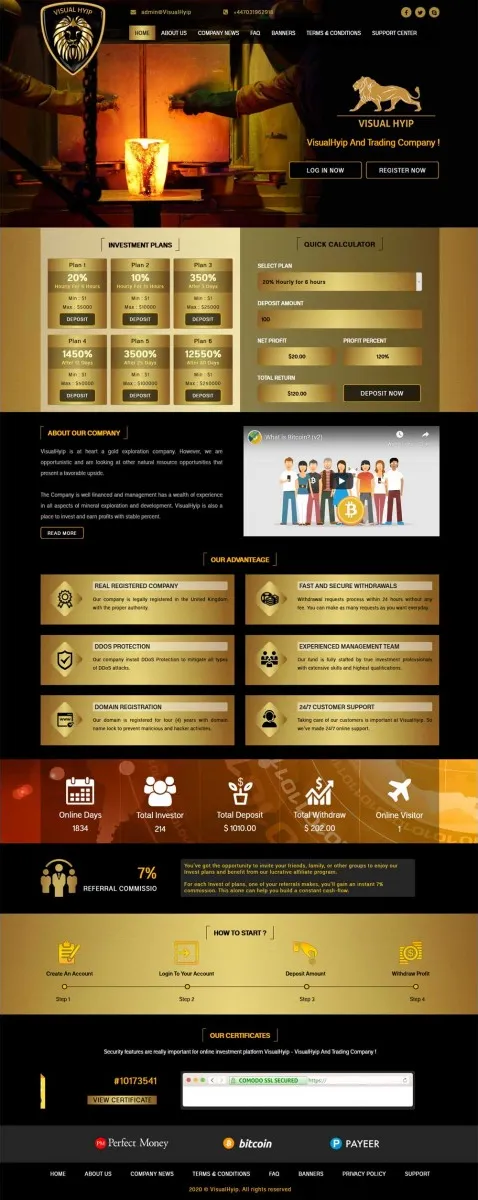 HYIP zvpt Investment Template 1359 Design
