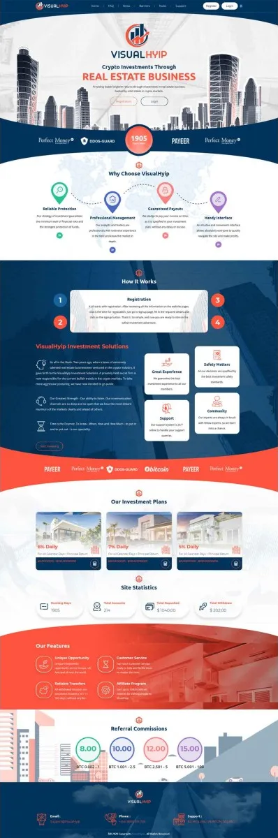 HYIP zvpt Investment Template 1371 Design