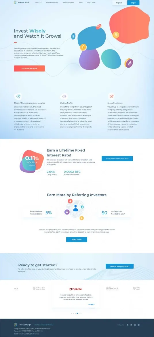 HYIP zvpt Investment Template 1373 Design