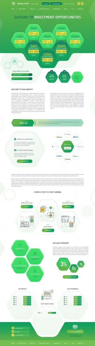 HYIP zvpt Investment Template 1385 Design