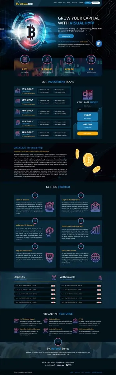 HYIP zvpt Investment Template 1386 Design
