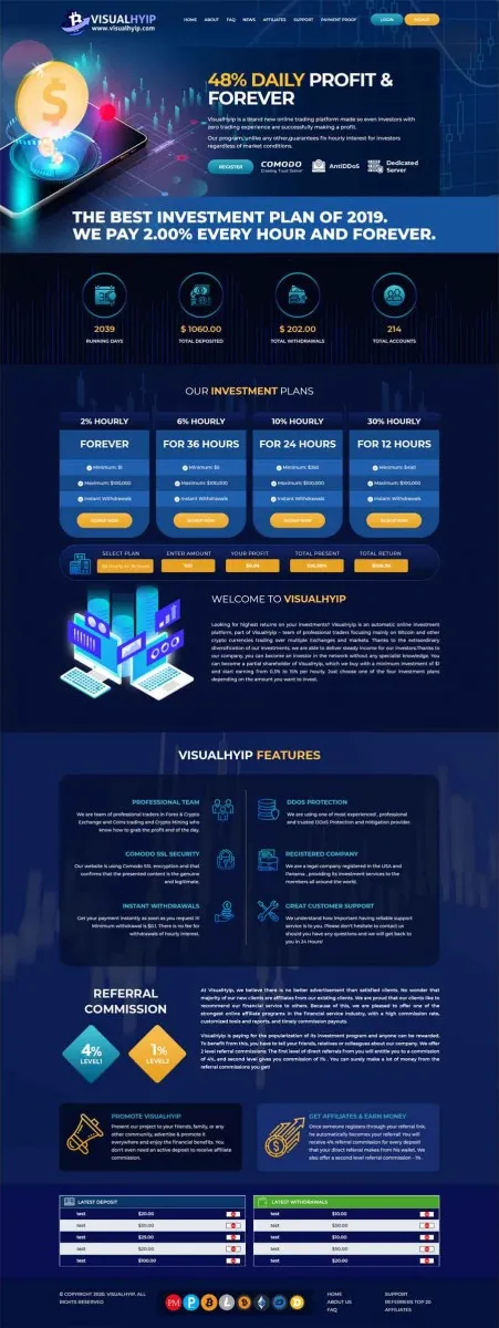 HYIP zvpt Investment Template 1389 Design