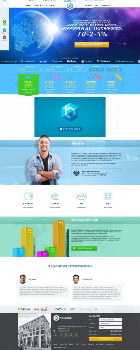 HYIP zvpt Investment Template 1401 Design