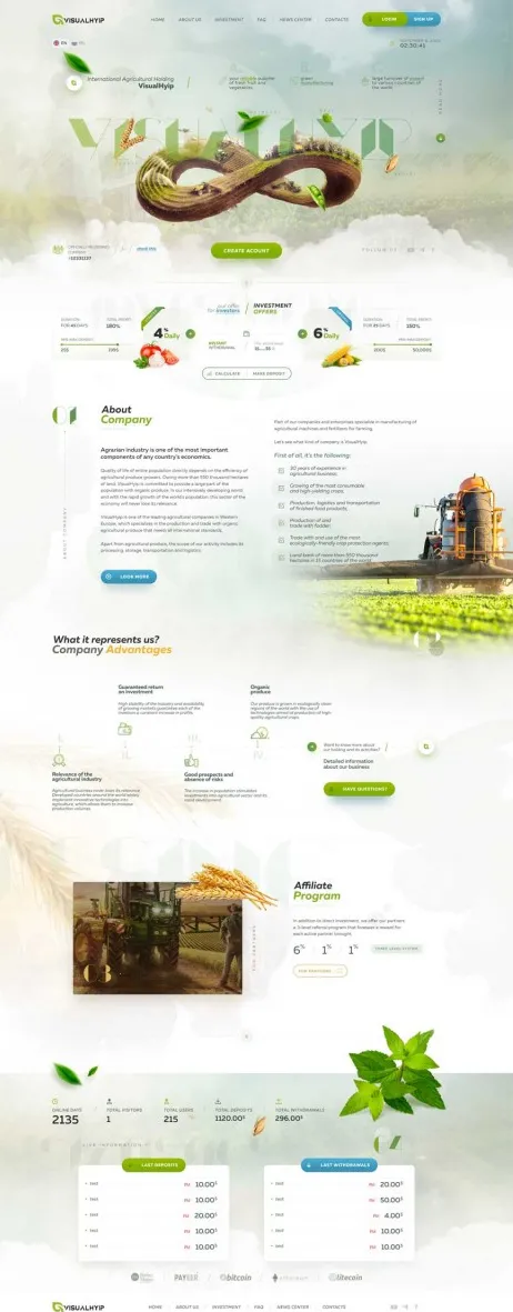 HYIP zvpt Investment Template 1406 Design