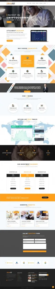 HYIP zvpt Investment Template 1411 Design