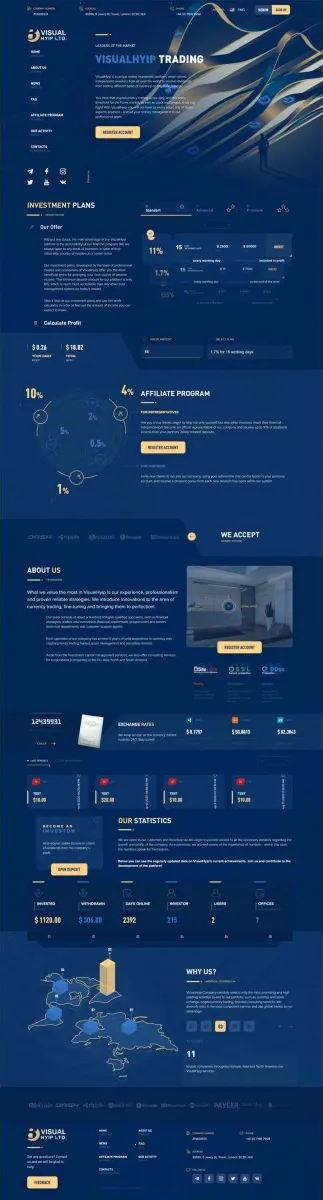 HYIP zvpt Investment Template 1415 Design