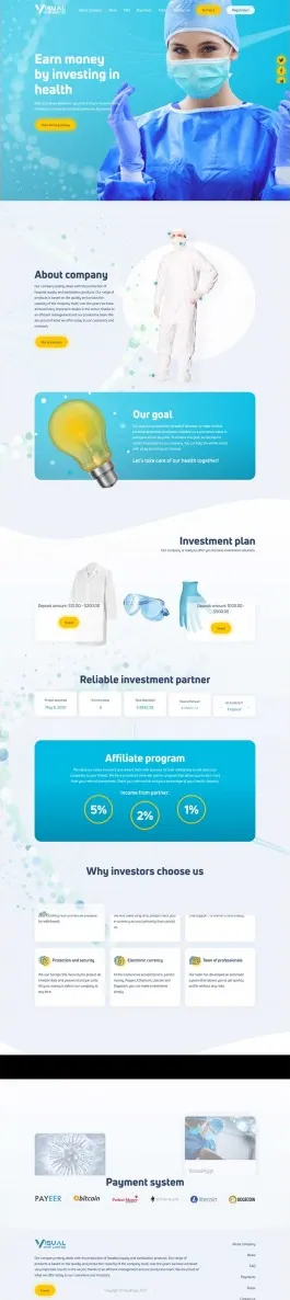 HYIP zvpt Investment Template 1417 Design