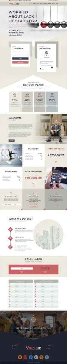HYIP zvpt Investment Template 1419 Design