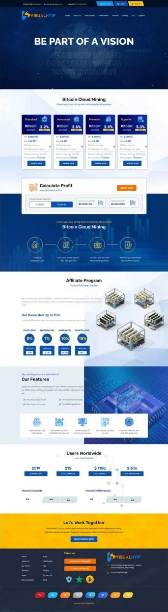 HYIP zvpt Investment Template 1430 Design
