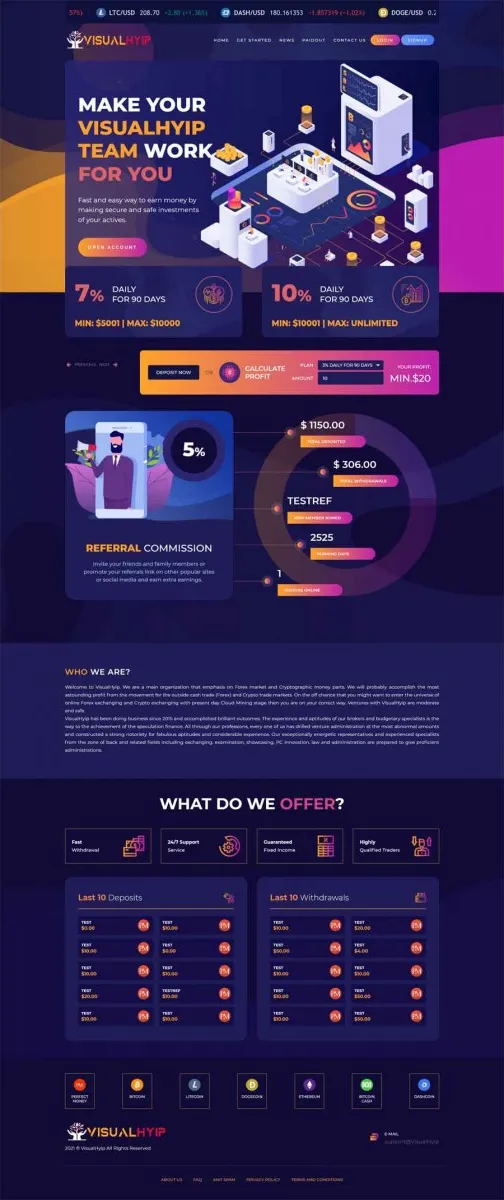 HYIP zvpt Investment Template 1432 Design
