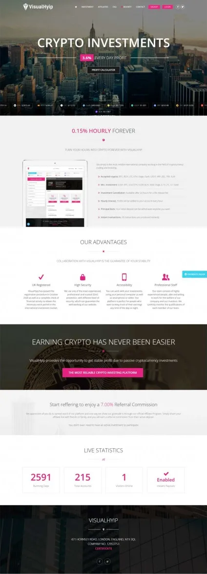 HYIP zvpt Investment Template 1436 Design