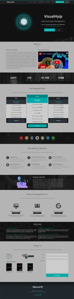 HYIP zvpt Investment Template 1438 Design