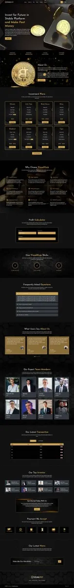 HYIP zvpt Investment Template 1445 Design