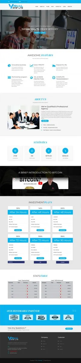 HYIP zvpt Investment Template 1454 Design
