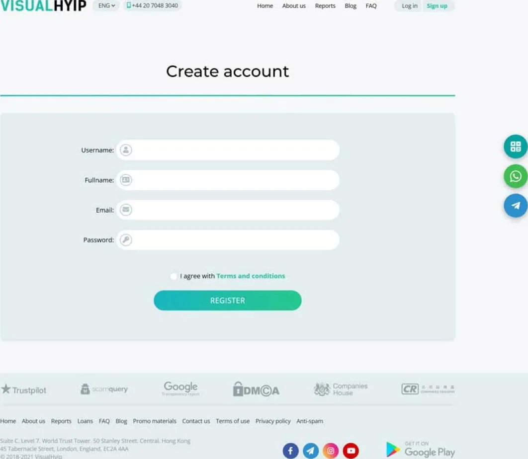 Investment Template 3 Page