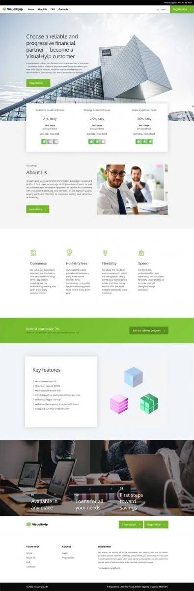 HYIP zvpt Investment Template 1461 Design