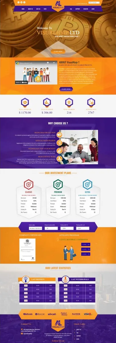 HYIP zvpt Investment Template 1466 Design