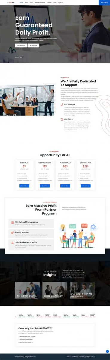 HYIP zvpt Investment Template 1468 Design