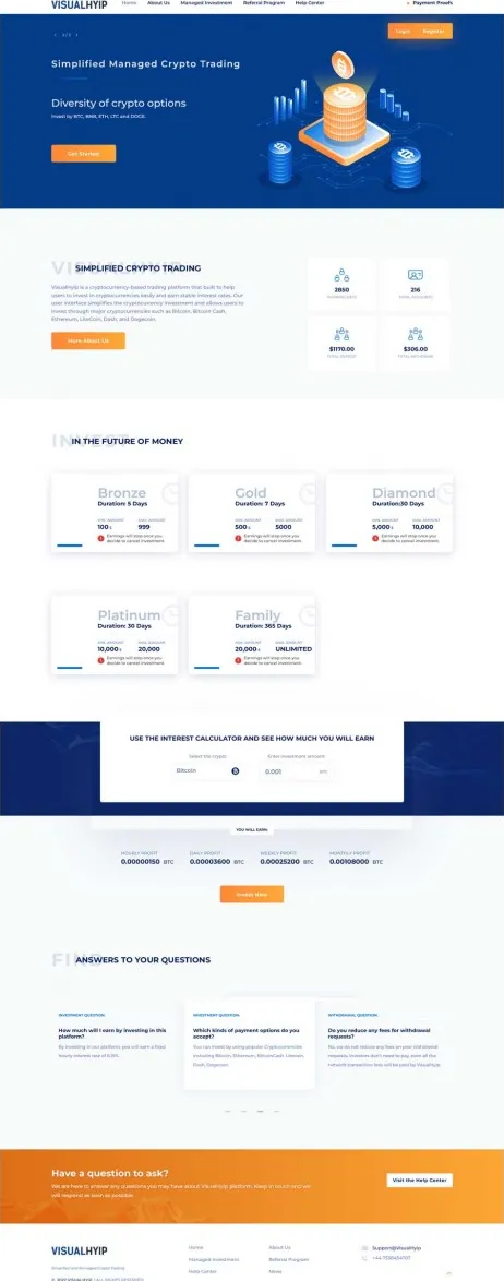 HYIP zvpt Investment Template 1476 Design