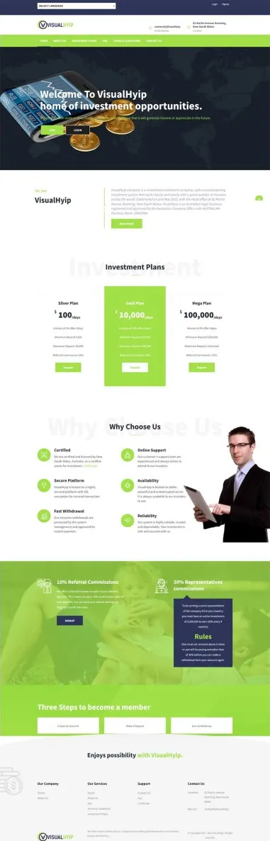HYIP zvpt Investment Template 1479 Design
