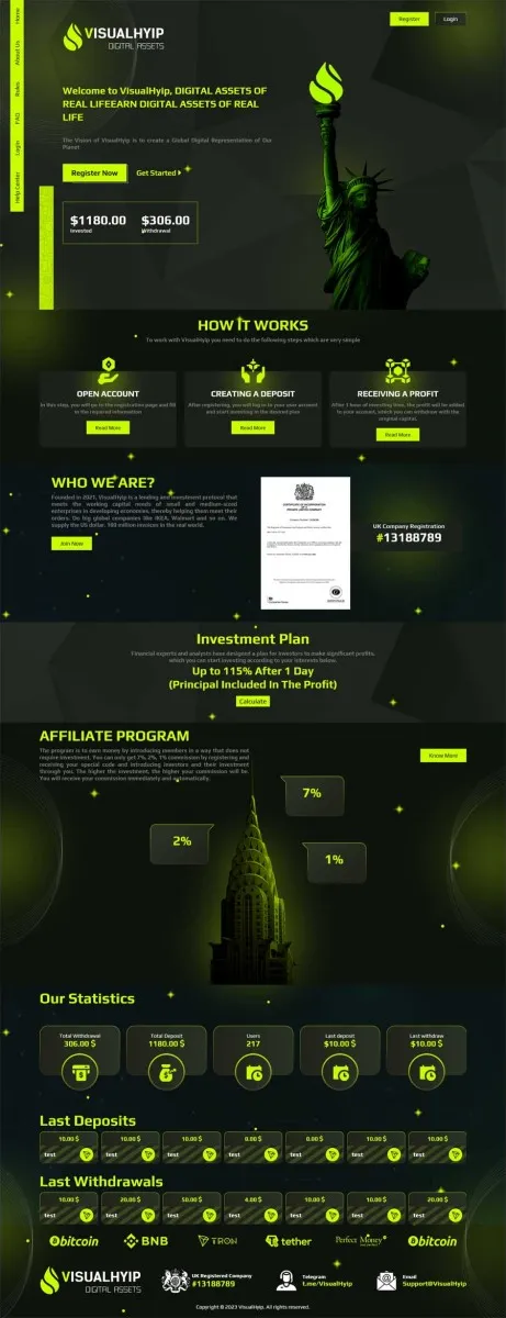 HYIP zvpt Investment Template 1489 Design