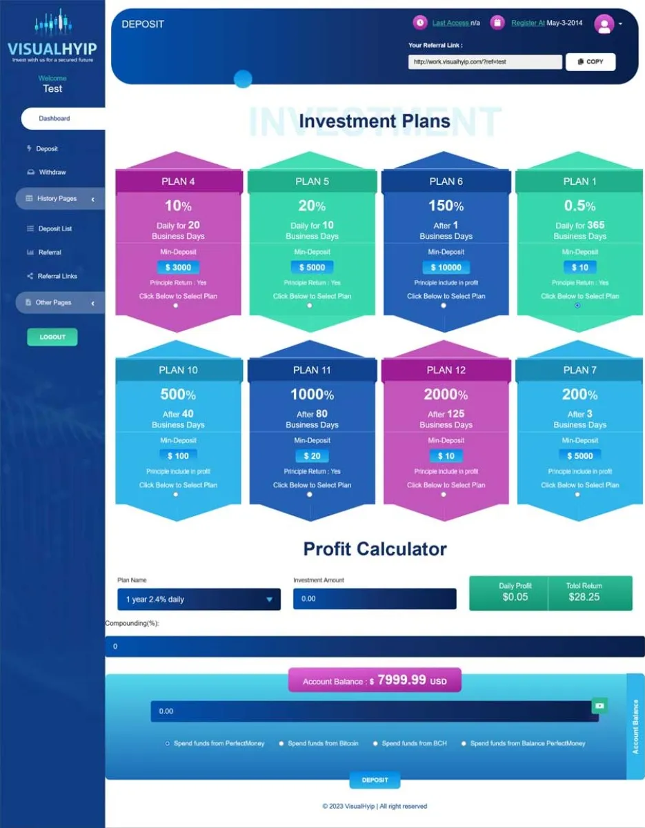 Investment Template 5 Page