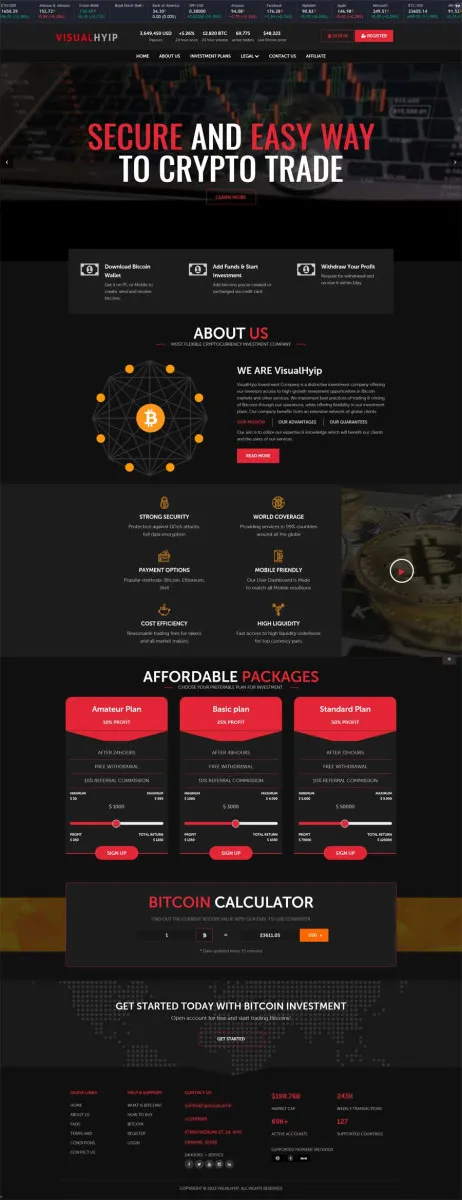 HYIP zvpt Investment Template 1504 Design