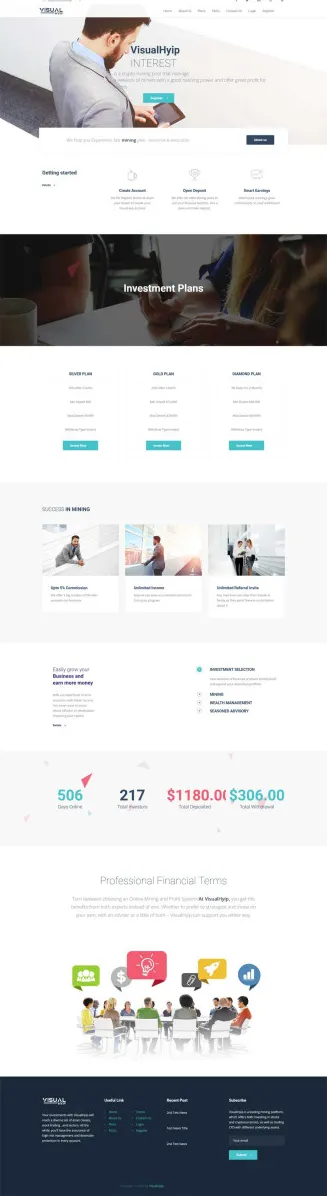 HYIP zvpt Investment Template 1512 Design