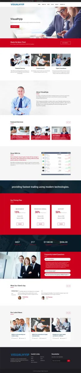 HYIP zvpt Investment Template 1521 Design