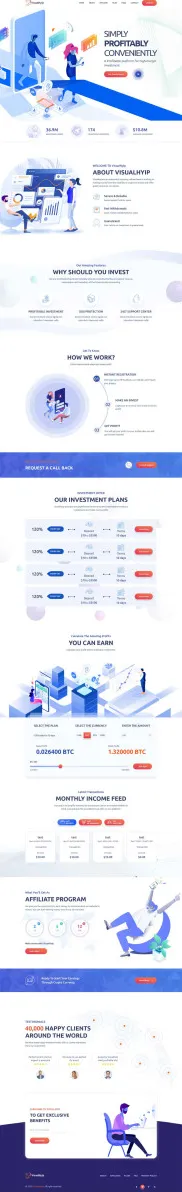 HYIP zvpt Investment Template 1522 Design